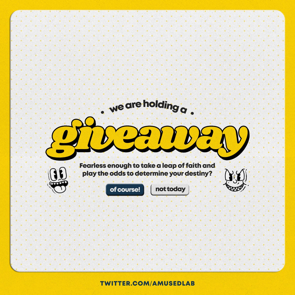 AmusedLabs's tweet photo. ㅤ
We’re granting two free entries to take part in our play before the gate becomes accessible to everyone, with one pass designated for one male and the other for one female! 🎟

Make sure to read the guidelines and kindly note that the giveaway will end at 8 PM (GMT+7). 
ㅤ https://t.co/0SAp2T33mt
