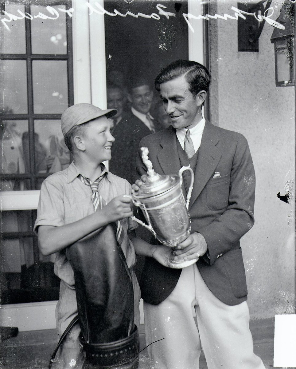 OFCC_1915's tweet photo. The new @golfhalloffame Inductees were announced and our 1928 @usopengolf Champion, Johnny Farrell, was selected for the next class. 

Quite the career, though he’ll always be our 1st U.S. Open winner. Listed here are just a few of his accolades! Congratulations to all inductees! https://t.co/yumXfzACwA
