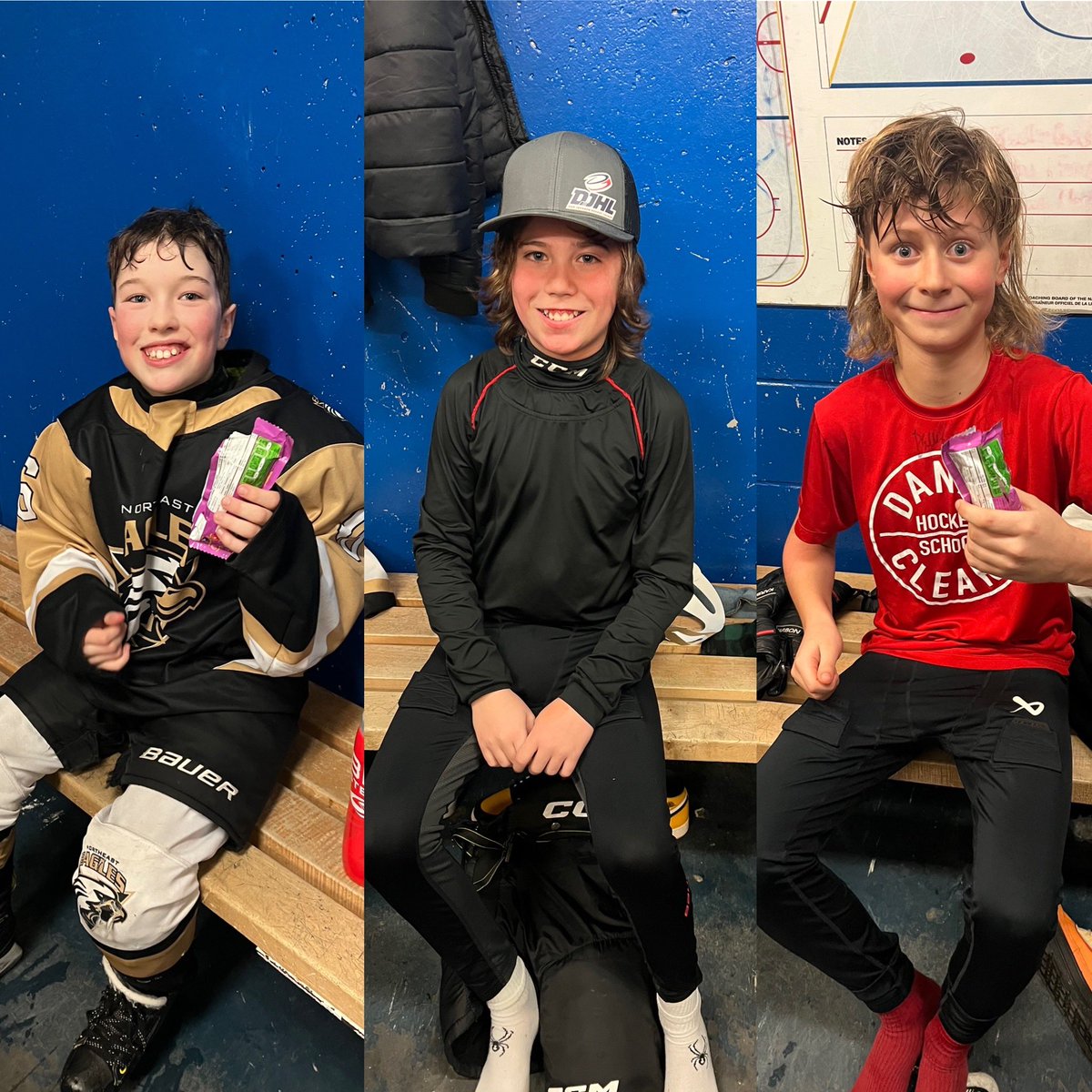 WHAT A GAME! WHAT A SERIES!
It came down again to the last secs in last game. Both teams battled hard but <a href="/BladesU11/">BladesU11A</a> snagged the 2-3 W. Good luck on the finals boyz we will be there to cheer you on!

These 3 leaders are Rockstars for bringing it all playoffs! Jesse/Quinn/Max. 🫡