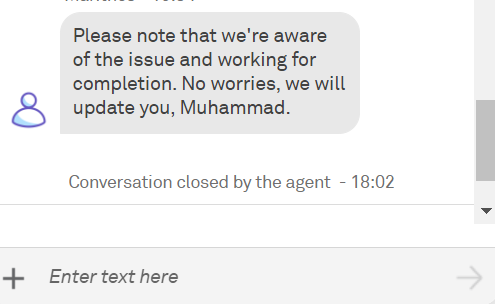 Usman11992's tweet photo. @Telstra is not good at delivering orders in regional NSW. Ordered 5G home internet on 20/02/23.
1st order cancelled as they couldn't trace my home on google maps. 2nd time its showing unsuccessful delivery.
And agent has closed the chat, unable to even message. @Telstra_news https://t.co/u5HwBPellA