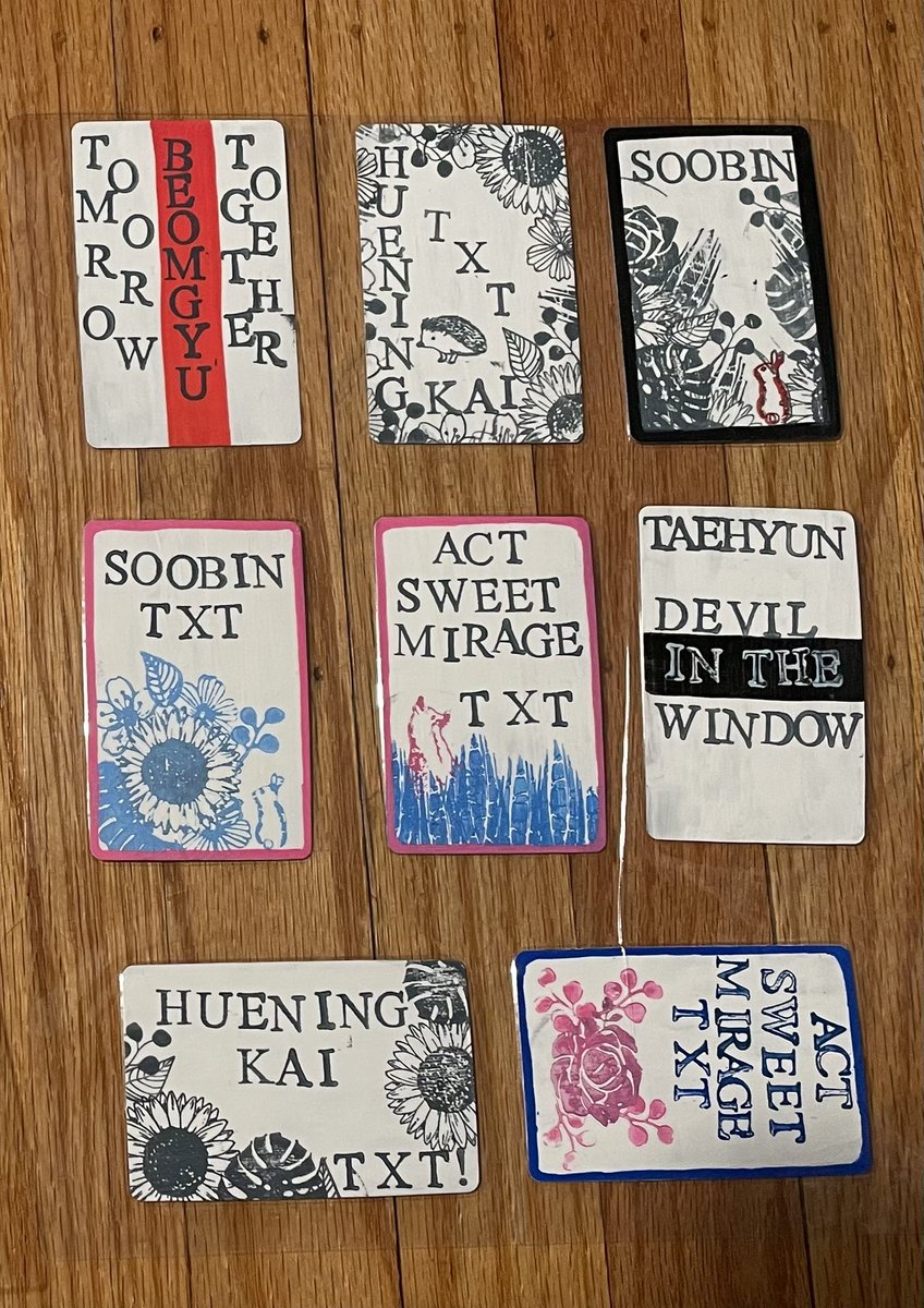 txt_trinkets's tweet photo. Custom photo cards I’ve been making~
I’ll be handing these out at the NY show in May.
I have a few different things I’m still working on, so please stay tuned!
#TXT_2023DREAMWEEK #TXT_ASM_TOUR #TXT_WORLD_TOUR #TXTfanart #TXT #TOMORROW_X_TOGEHTER #photocards #txtpc https://t.co/fUSv9wYV58