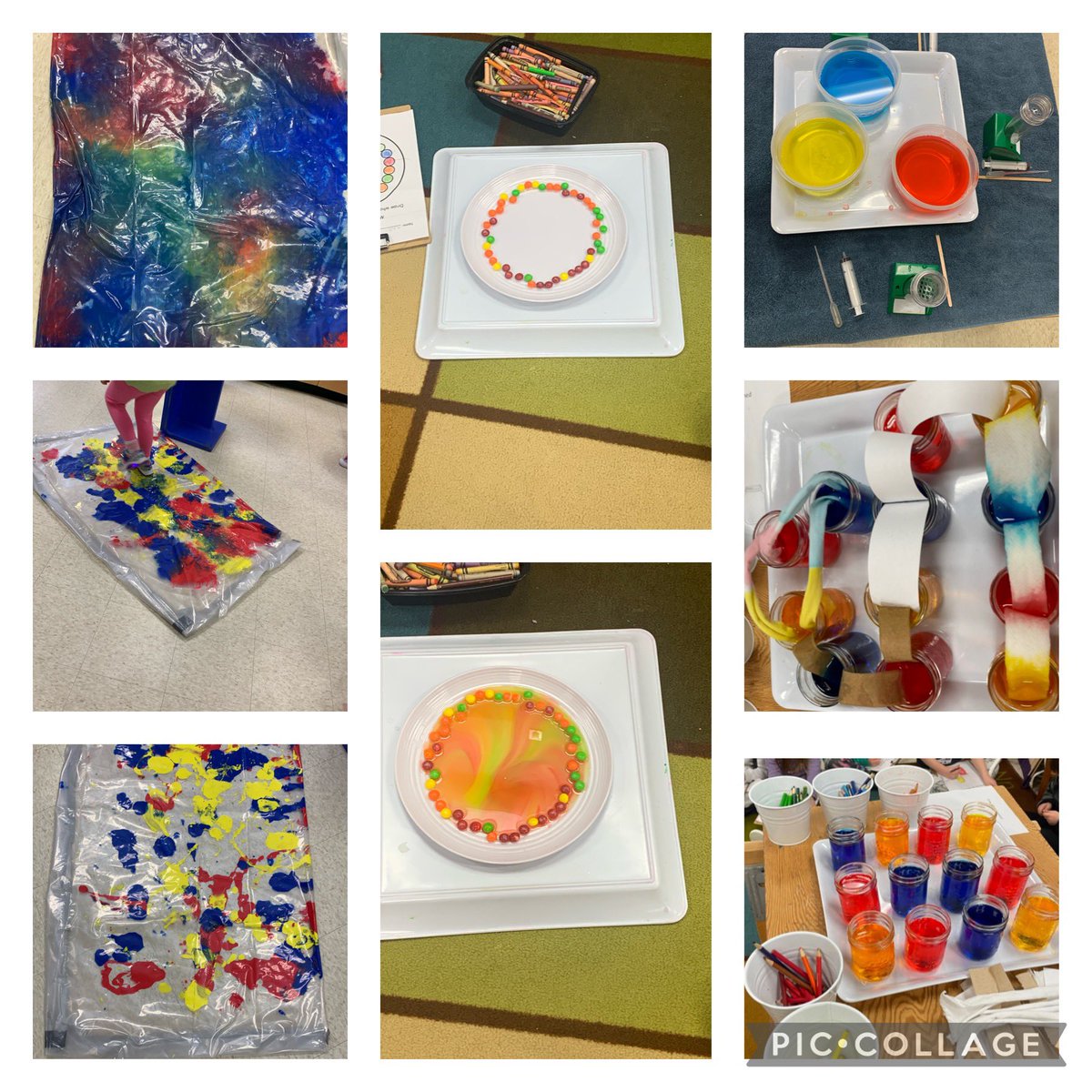 Lots of fun experimenting with colour mixing and different mediums this week in <a href="/BracebridgePS/">Bracebridge PS</a> kinder. Lots of predictions, wonderings, experimenting and fun! #bpsproud #kinderfun