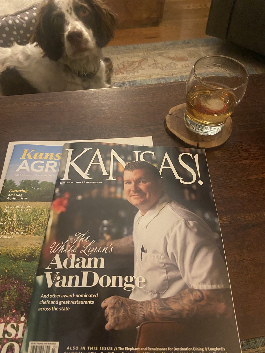 nativeles's tweet photo. Look who’s on the cover of @KANSASMag!! Way to go Adam!! We will be making our reservations soon! @thewhitelinen #ReptheVille https://t.co/StPWCMxwXs