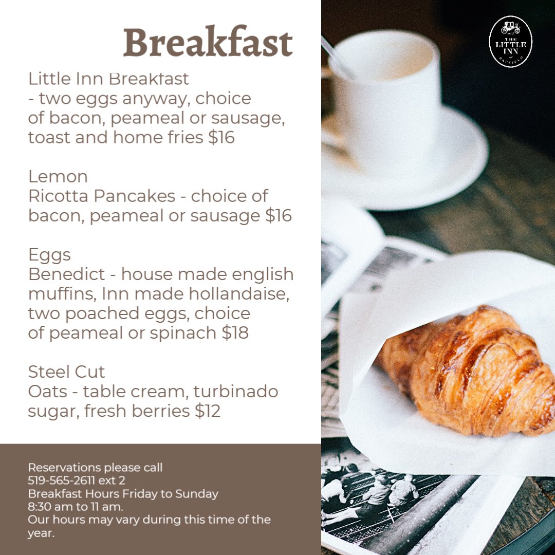 #breakfast #LITTLEINN #BAYFIELD