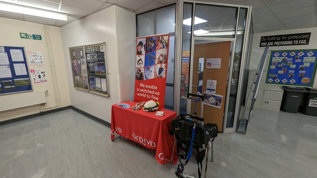 Great to be back again at my old Stomping Ground at <a href="/WeatherheadHigh/">WeatherheadHigh</a> (5½ Years after I left!) talking to 2 year 7 classes and a year 8 class about <a href="/arqiva/">Arqiva</a> and what we do! (I even managed to put on a stall over lunch!)