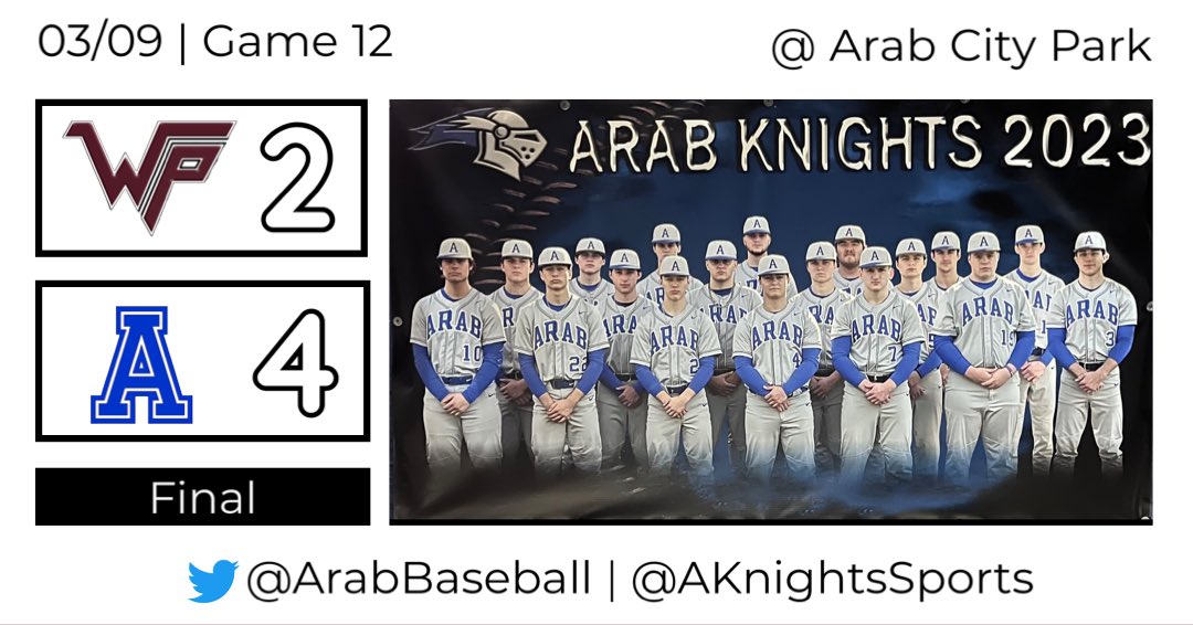 Arab High School Baseball tweet media