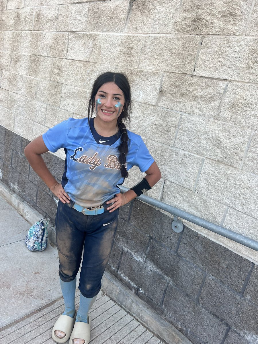 Todays Warrior of the Day goes to the BIRTHDAY GIRL JENAVE GOMEZ!!!!!! Jen got her a big bday triple!!! She also had some excellent effort defensively &amp; a nice sneaky bunt scoring the runner to take the lead!!!! ATTAAAA BABYYY BIRTHDAYY GIRL!!!!! Keeeeep it up!!☄️☄️💥💥😎😎