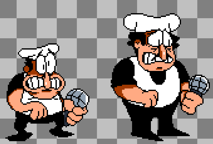 Peppino vs Peppino in PIZZA TOWER 