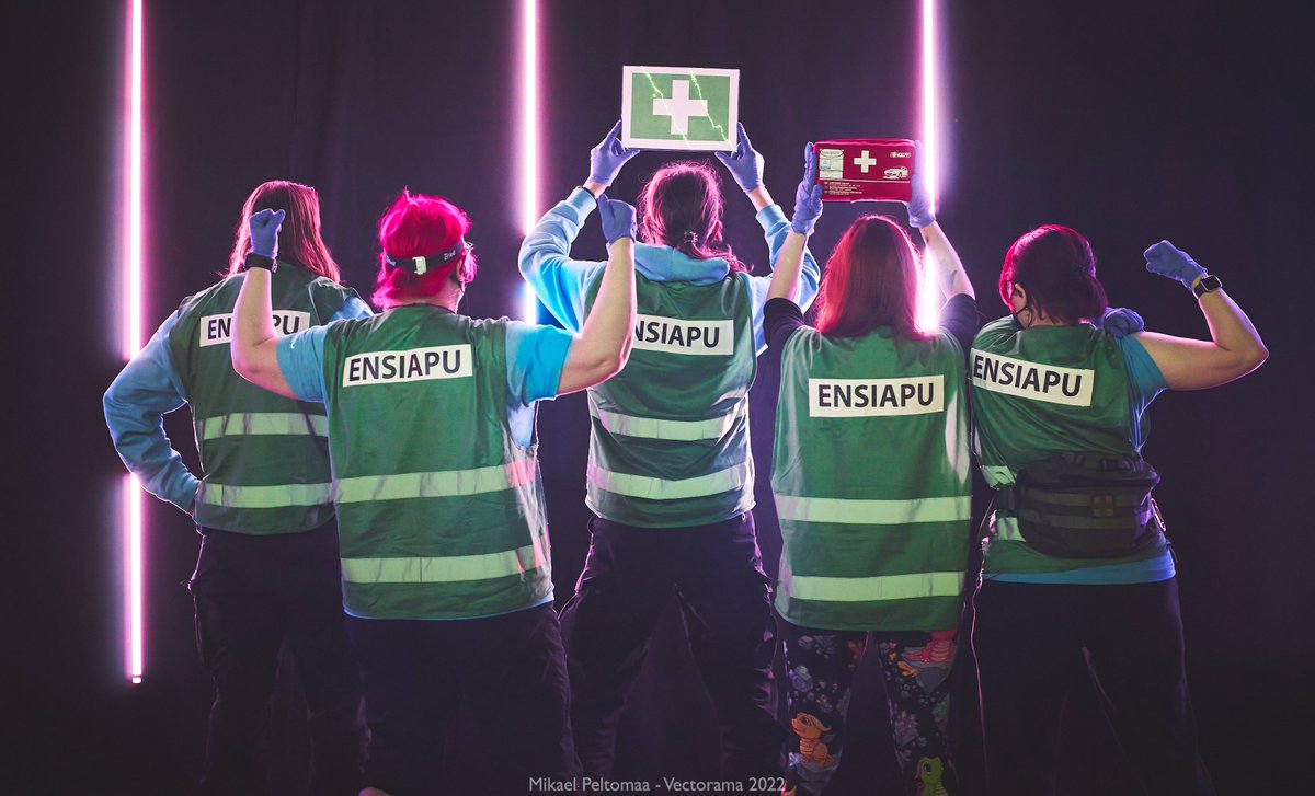 Kiinnostaako maksuton EA-koulutus? Haluatko mukaan tekemään Pohjois-Suomen suurinta ja päräyttävintä pelitapahtumaa? 👀

Vectorama hakee ja kouluttaa nyt vapaaehtoisia ensiaputiimiin! 

✅ Lue ohjeet sivuiltamme ja hae mukaan:
vectorama.info/ensiaputiimiin…

#vectorama2023 #oulu #rekry