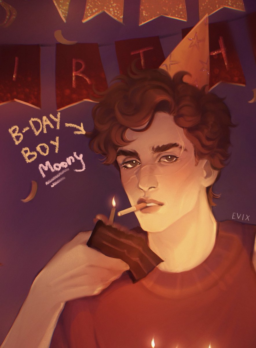 I WANNA SCREAM HOW MUCH I LOVE REMUS HAPPY BIRTHDAY MY ONE AND ONLY 
#marauders