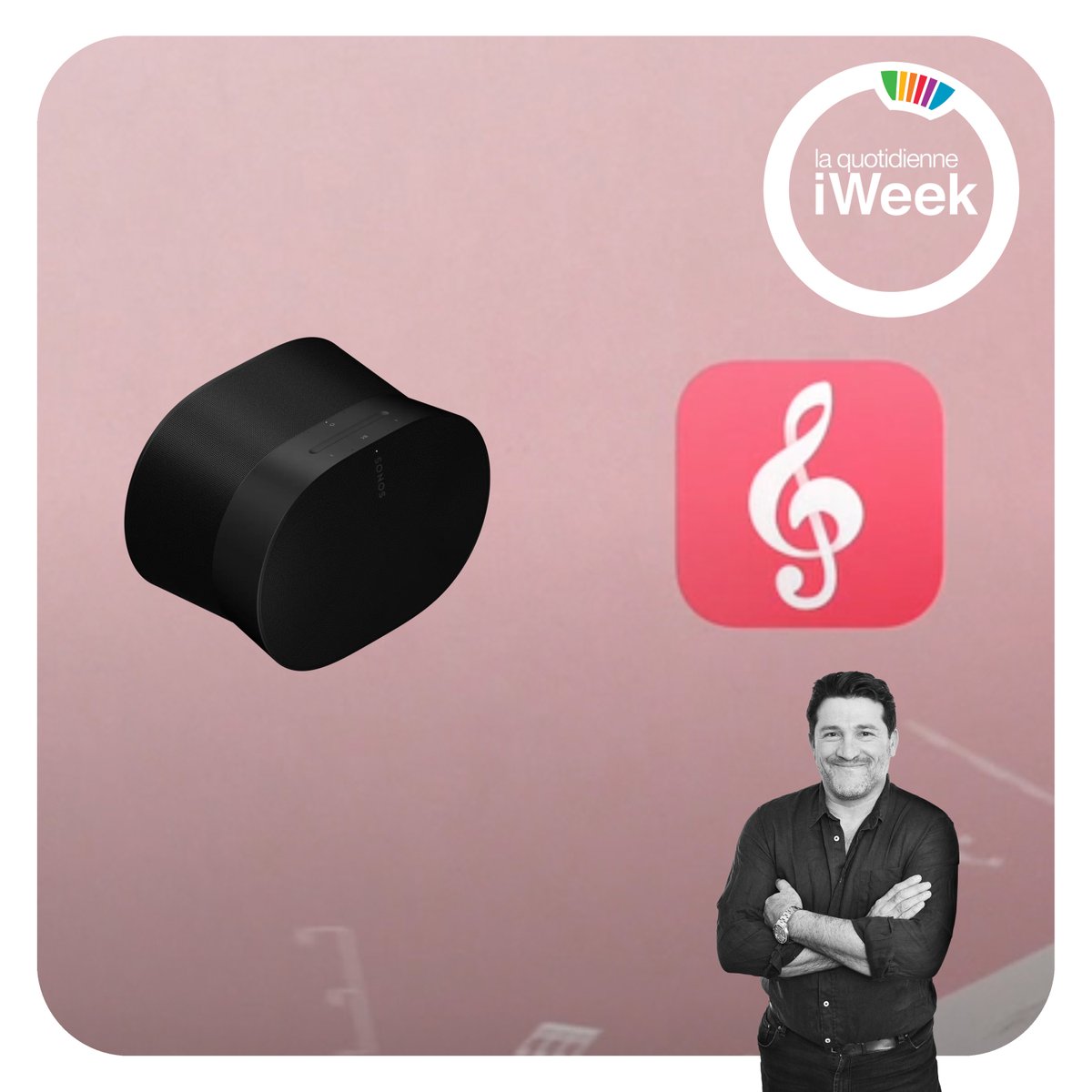 iweeknews's tweet photo. Le 28 mars. Mais bien sûr...
• 1er jour pour #AppleMusicClassical téléchargeable avec ses 5M de morceaux dont une partie en #AudioSpatial avec #DolbyAtmos.
• Jour de sortie de la @Sonos #ERA300 dédiée au son spatialisé, compatible  Audio Spatial avec Dolby Atmos.
Coïncidence ? https://t.co/HM9oSTuKL8