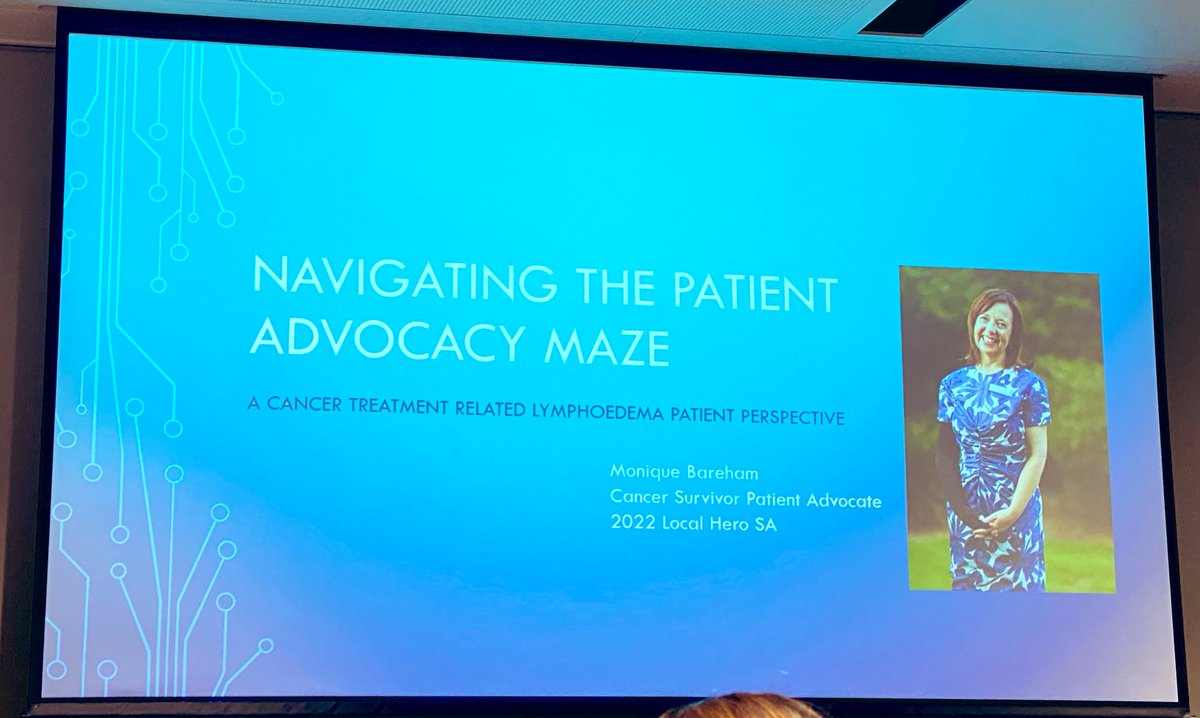 Ursula Sansom-Daly, PhD (@usansomdaly) on Twitter photo βI was so depressed, I wished someone would amputate my arm & legβ
Sobering words by <a href="/MoniqueLymph/">Monique Bareham - Leading Lymphoedema Advocate</a> about the maze of lymphoedema care for the 20% of #breastcancer #survivors who face it
#Surv23 hear Monique & <a href="/teegstar/">Tegan Taylor</a>βs <a href="/RadioNational/">ABC Radio National</a> feature here ποΈππ»
abc.net.au/radionational/β¦ βI was so depressed, I wished someone would amputate my arm & legβ
Sobering words by <a href="/MoniqueLymph/">Monique Bareham - Leading Lymphoedema Advocate</a> about the maze of lymphoedema care for the 20% of #breastcancer #survivors who face it
#Surv23 hear Monique & <a href="/teegstar/">Tegan Taylor</a>βs <a href="/RadioNational/">ABC Radio National</a> feature here ποΈππ»
abc.net.au/radionational/β¦