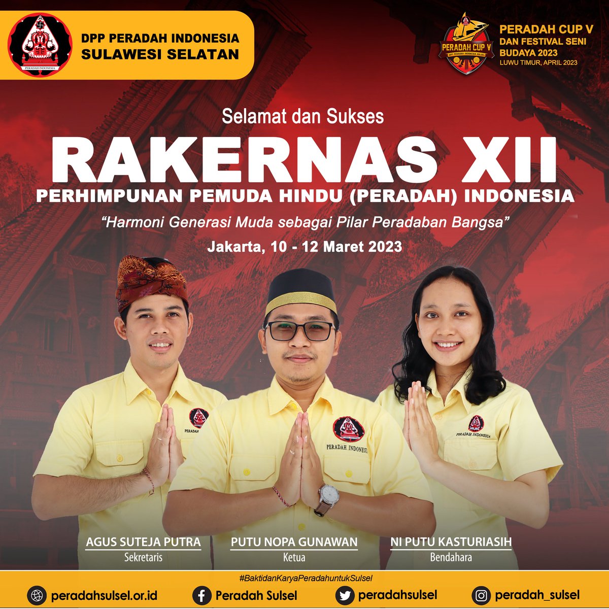 DPP Peradah SulSel tweet media