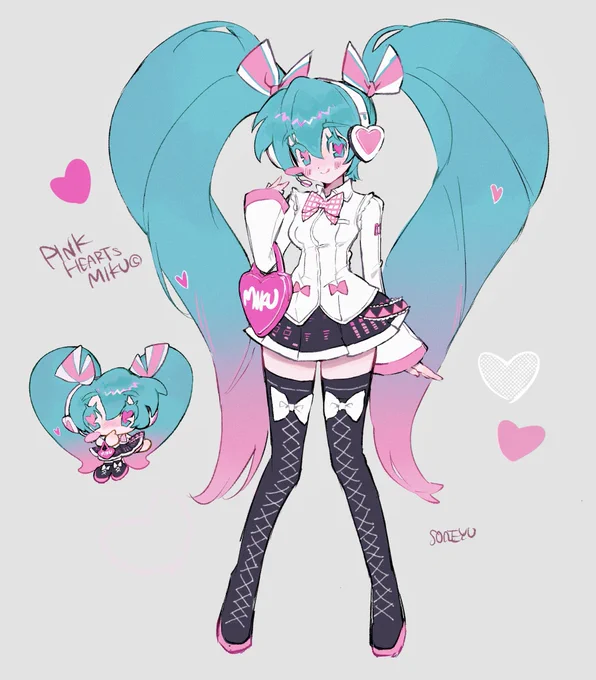 Pink Hearts Miku 