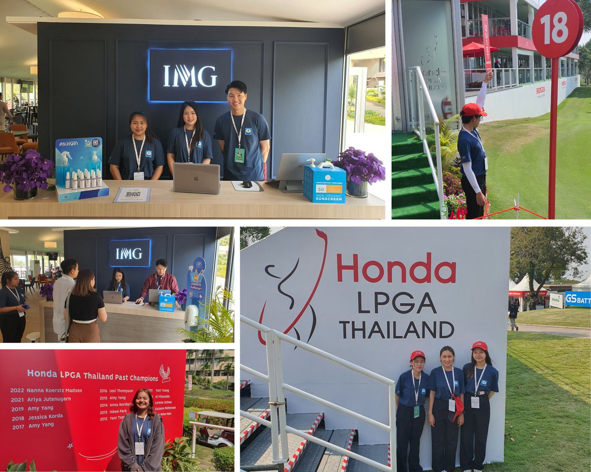 Friday foto – members of our team keeping the VIPs under control at the 2023 Honda LPGA at the Siam Country Club Old Course, Pattaya, Thailand.

#FridayFoto #AsianSport #Golf #Operations #Staffing #VIPs