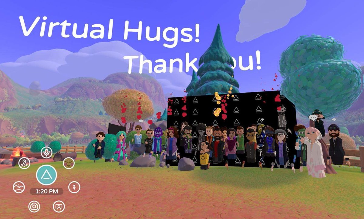 Super fun to meet with my crew from <a href="/AltspaceVR/">AltspaceVR</a> one last time. So many happy memories from that place 🥰. We will miss you tremendously!