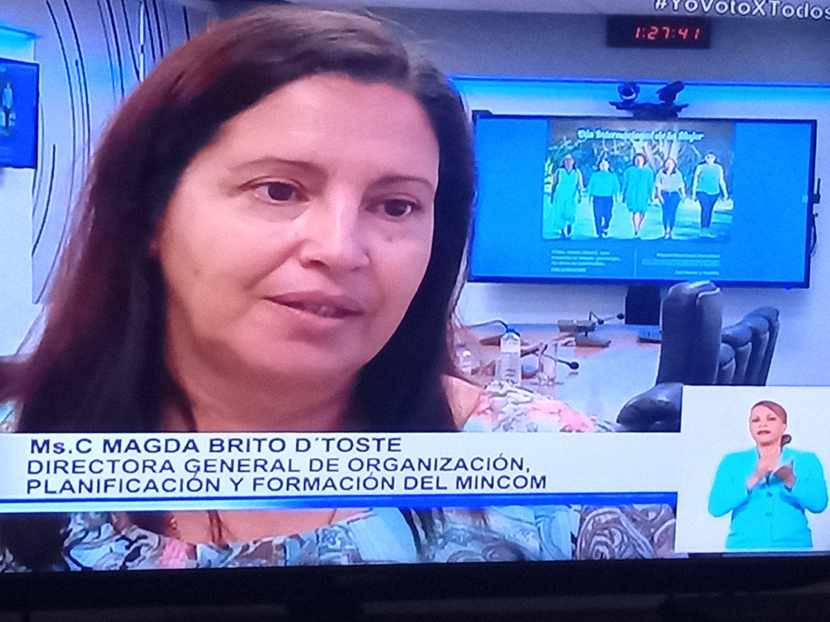 niurka_65's tweet image. Sesionó en el #Mincom el comité de género extraordinario