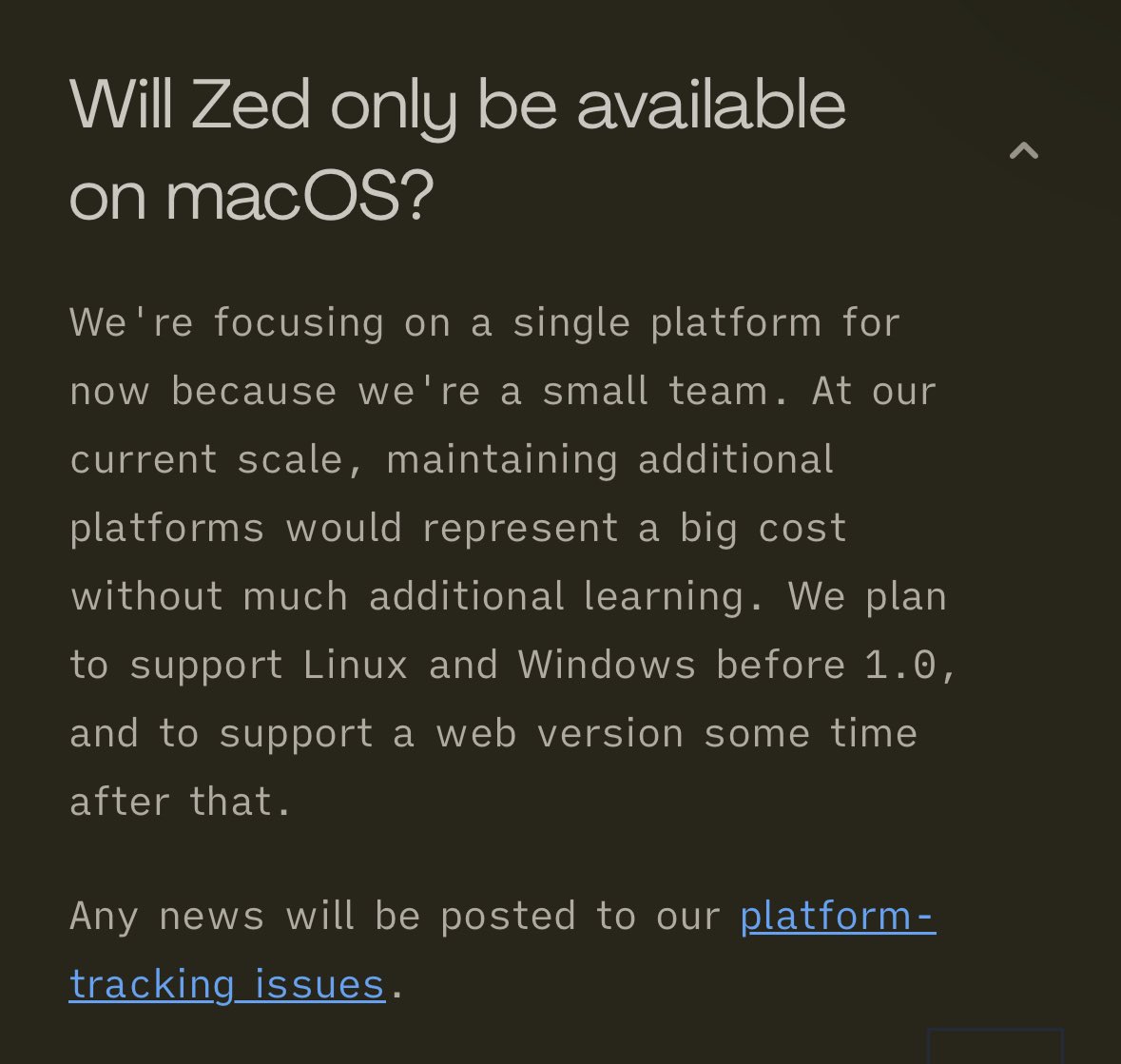 @RicoTweet @zeddotdev Not these guys 🤷🏻‍♂️
I feel like a 'small team' could've shipped the product by now if they didn't feel the need to invent a new bespoke magical way of rendering a sidebar and a text field but idk I'm just some dude