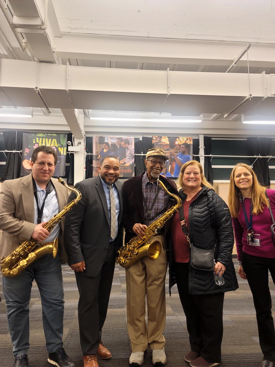 OneCityVCM's tweet image. What a joy to welcome tenor sax legend Ari Brown to VanderCook!
