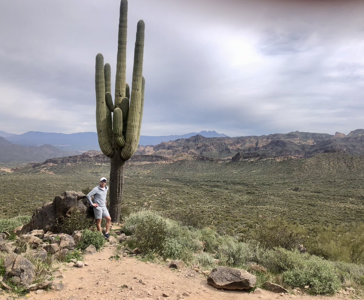 Beats shovelling snow!  And only saw one rattlesnake….it’s warming up, so they’re coming out!