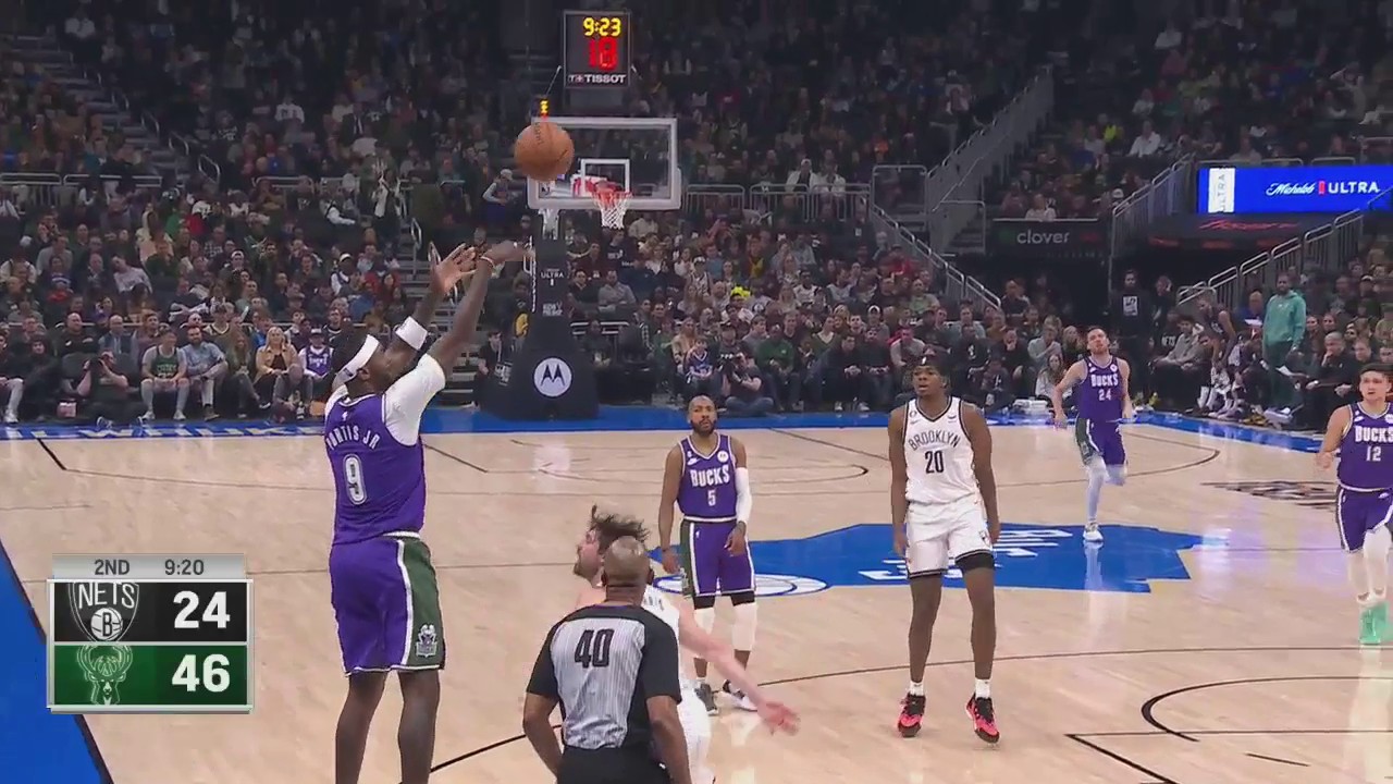 Nets at Bucks / Twitter