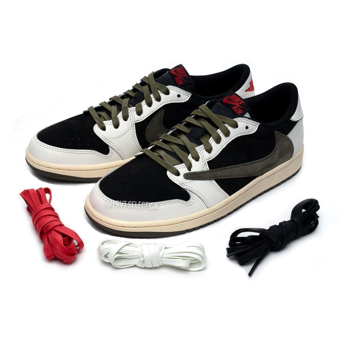 SneakerNews's tweet photo. Are you still waiting for Travis Scott's Air Jordan 1 Low OG? 🫒 https://t.co/TVSE0065x3