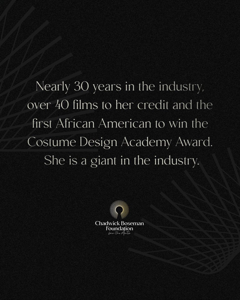 Chadwick Boseman Foundation for the Arts (@bosemanfdn) on Twitter photo 2023-03-10 01:54:53 Ruth E. Carter won an Oscar in 2019 for her work in #BlackPanther. She’s recently brought her unique magic to the sequel @theblackpanther : #WakandaForever (Source: @latimes). #costumedesign #blackexcellence Ruth E. Carter won an Oscar in 2019 for her work in #BlackPanther. She’s recently brought her unique magic to the sequel @theblackpanther : #WakandaForever (Source: @latimes). #costumedesign #blackexcellence