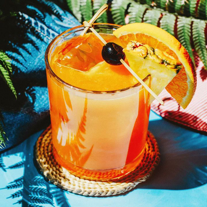 Check out this recipe for the national drink of Bermuda, the Rum Swizzle! Not to mention, it's a tiki bar staple. bit.ly/3ZBCPyy #TikiIsland #NFTCollectors #NFTCommunity #TikiLife