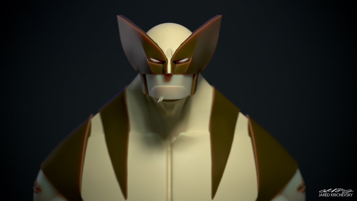 「Pixar's Wolverine. Digital sculpting dem」|Jared Krichevskyのイラスト
