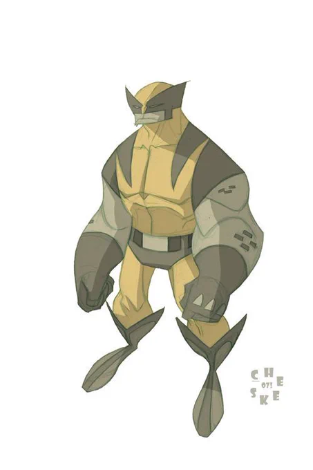 Pixar's Wolverine. Digital sculpting demo for my intro to Zbrush students. Killer design from . Don't usually do stylized works but I love Sean's stuff. 
