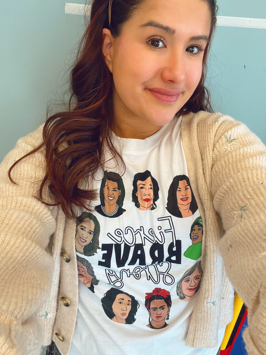 sporting my international women day shirt proudly! I love using tee’s as great conversation starters ☺️☺️