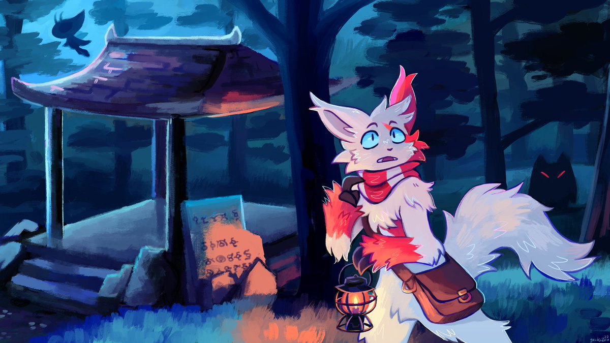 TZangoose's tweet photo. Don't got anything 'new' to post for Zangoose day... but this piece is super special and I gotta get SOME Calorin propaganda out on this sacred day.

🎨Art by  the amazing @gecko_Zen 

Happy Zangoose Day! https://t.co/fn9AR2D7Fv