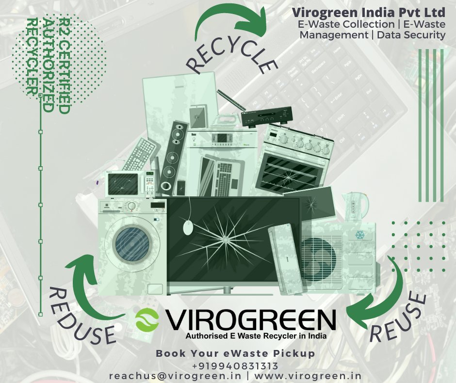 virogreenindia's tweet photo. Are you looking for ways to reduce your carbon footprint and help protect our planet? One simple way to do this is by reducing and reusing electronic waste, or e-waste. If you're ready to take action and make a difference, consider checking out https://t.co/LrYoafjAoJ. https://t.co/my4GZGx0z9