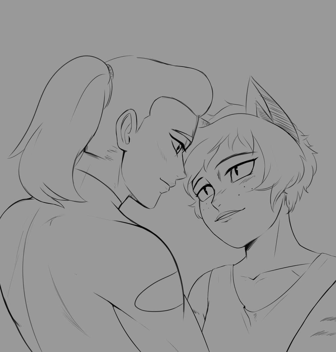 OokaArt's tweet photo. A little drawing💞 #sketch #catradora #spop https://t.co/HLovXUG5a1