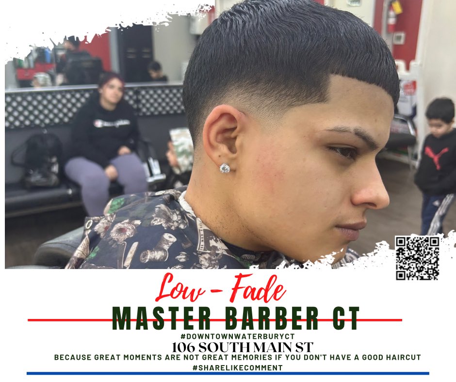 Master Barber CT

* Appointment or walk in welcome✔️

🥇 #liuniversity 2013 Master Barber Class
🏆×2 #bestofbooksy 2022 Booksy Awards 
🥇Winner #peoplechoice 2022 1stPlace 
🏆x1 #BestPortfolioonBooksy 2023 Awards