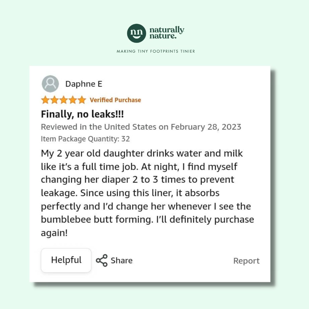 Amazon Review for Naturally Nature Booster Pads.

#DiaperBoosterPads #AmazonReview #BabyEssentials #HappyBaby #ParentingWin #DiaperingSolutions #LeakProtection #ComfortableFit #MustHaveForParents #HighlyRecommended #BabyCareProducts #MomLife #DadLife #ParentingTips