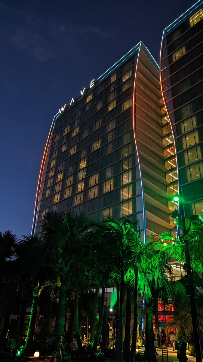 LNImpactForum's tweet photo. The second day of #LNIF23 wraps up with an incredible dinner at the @LNWaveHotel and a cocktail reception, presented by @LabCorp.
Learn more about the state-of-the-art #WaveHotel here: https://t.co/3GBwhc0jiE https://t.co/Ab4PNQzUV4