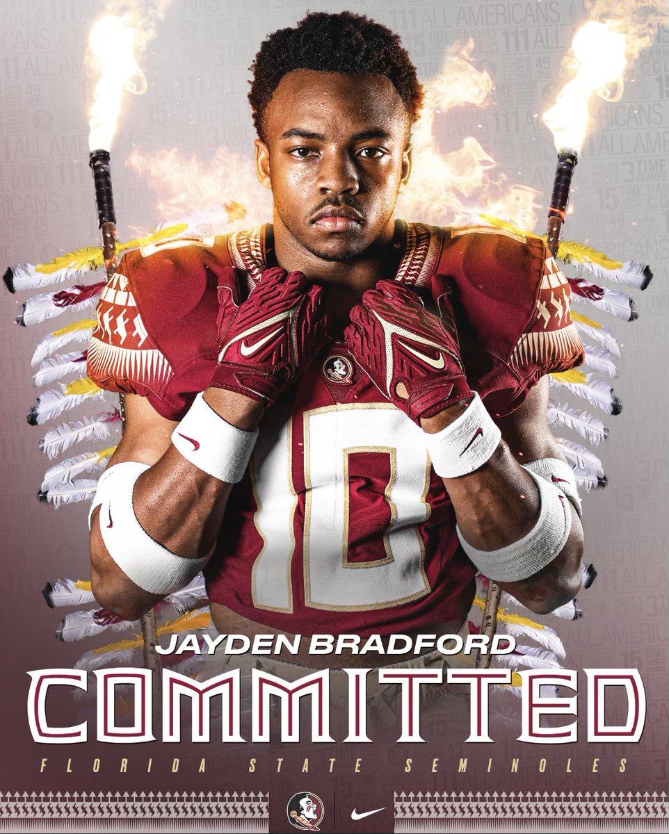 AGTG!!! 🙏🏾 1000% COMMITTED # GoNoles #Tribe23 <a href="/Coach_Norvell/">Mike Norvell</a> <a href="/ChuckCantor/">Chuck Cantor</a> <a href="/CoachEP_OHS/">Coach EP</a> <a href="/Noles247/">Noles247.com</a>