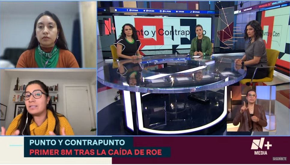 📺Panel 'Primer #8M tras la caída de #RoeVsWade' en el programa #PuntoYContraPunto de @nmas junto a @rebecabouquets, @maria_alcalde, @fannygomezlugo y @crisroseroa

🎙️Conduce @mariaanahc