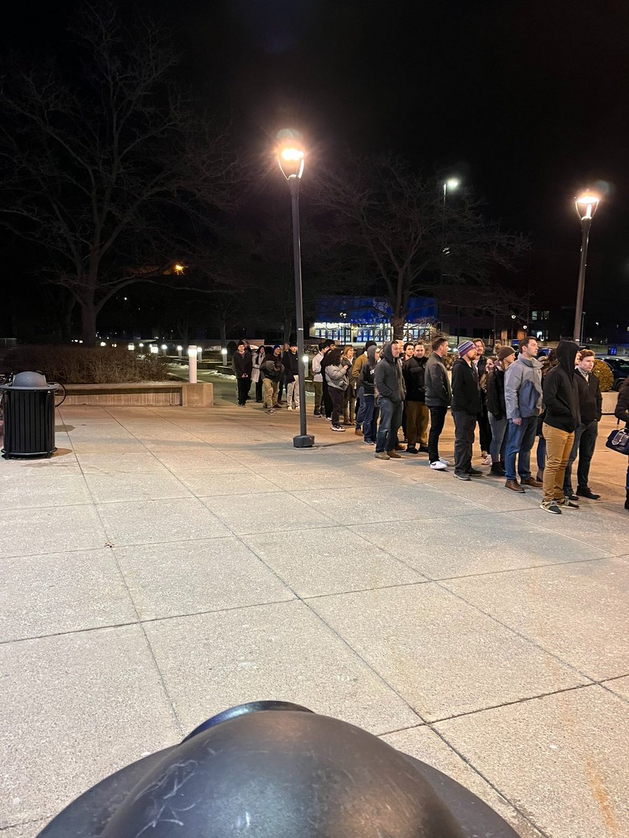 lasagnalizard's tweet photo. Hey Buffalo, anyone know these Young American Fascists? These are the people who gave Michael Knowles a standing ovation tonight as he called, yet again, for the eradication of trans people https://t.co/69QGlo5rD8