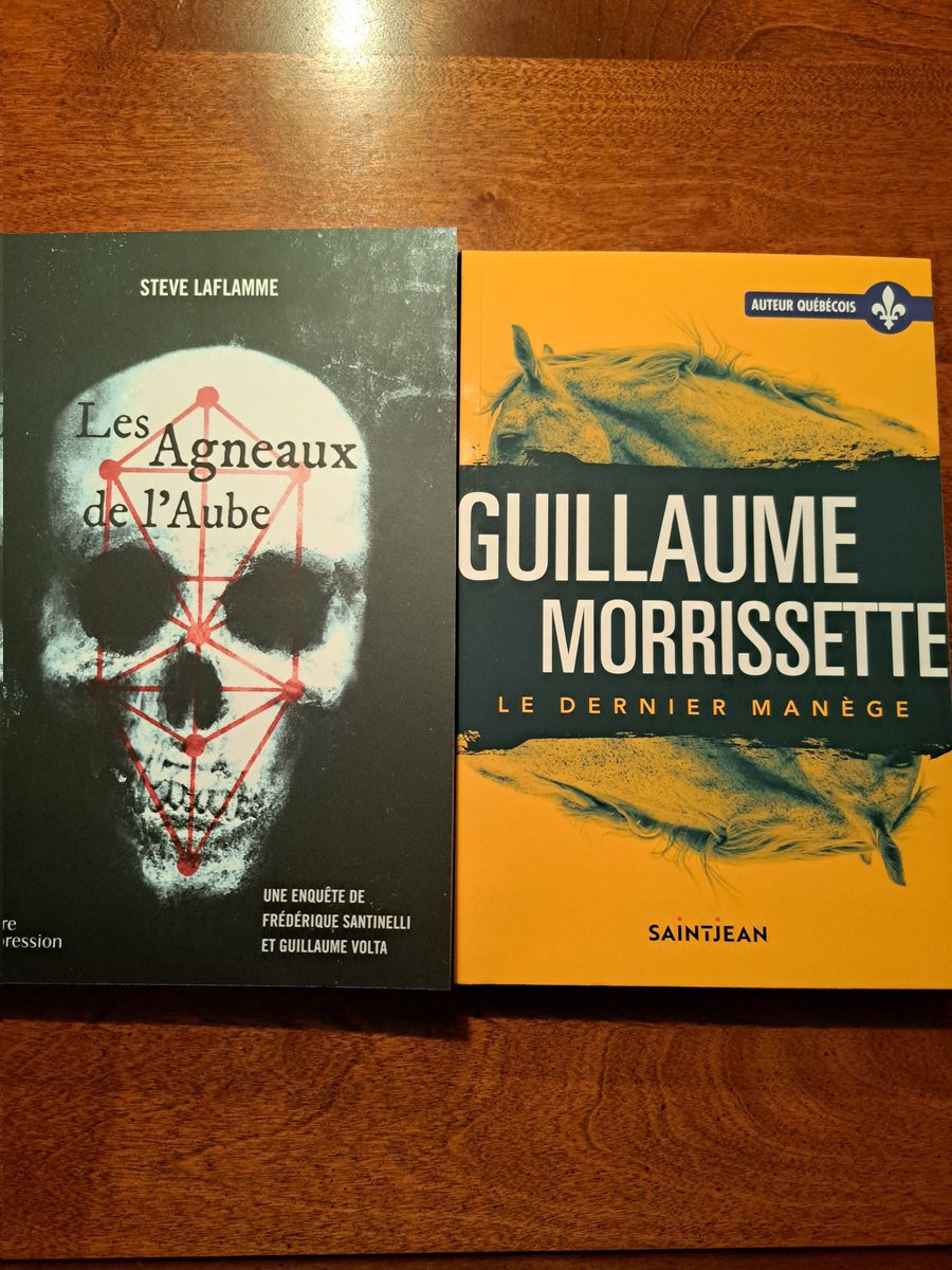 Voici ce que le facteur avait pour moi aujourd'hui... 
#livres #auteursquébécois 
#polars