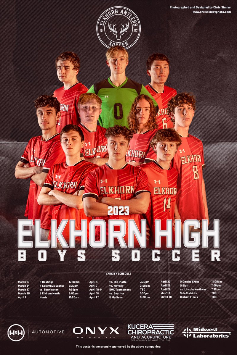 Your 2023 Seniors. 8 days til we kick off the season!