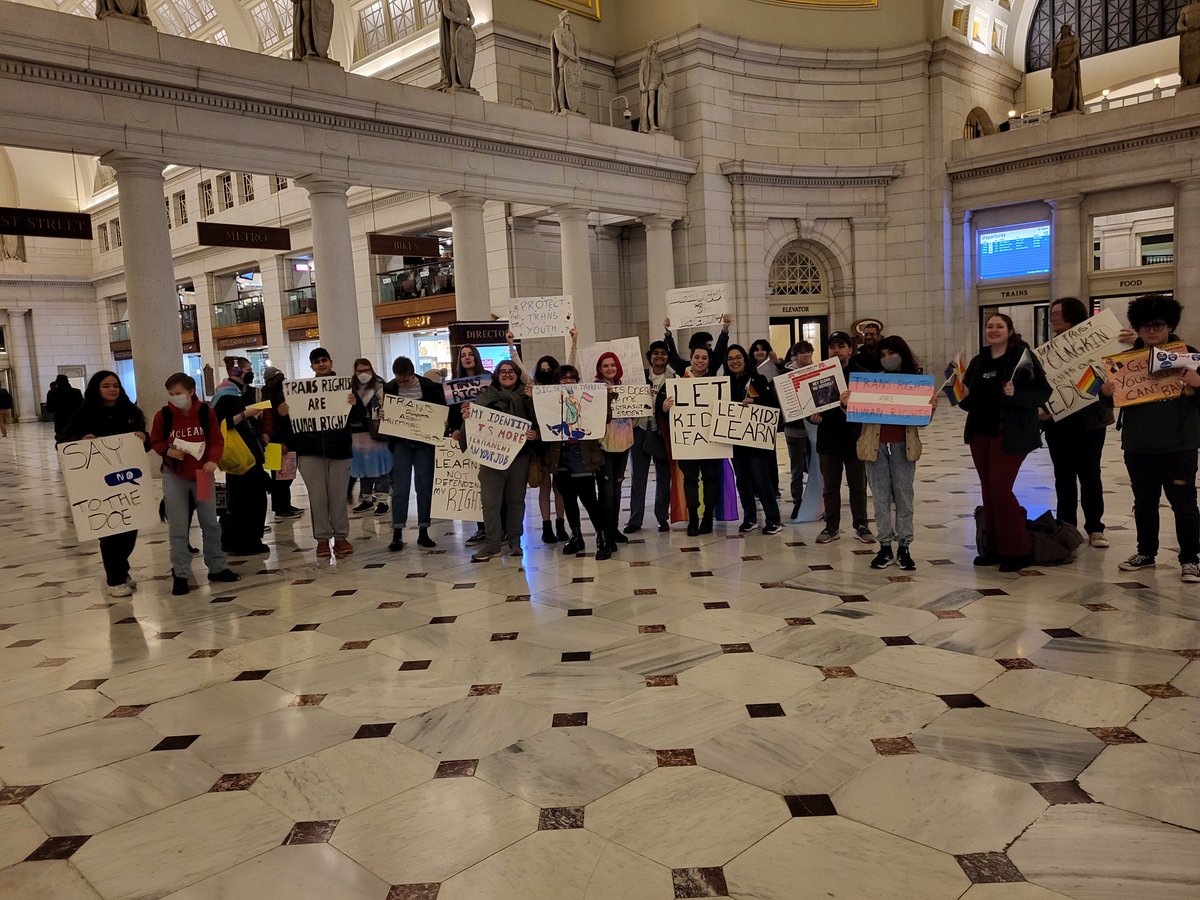 We were outside the #CNNtownhall today to protest the Governor's continued attack against public schools. 

Schools should be about students, not politics.