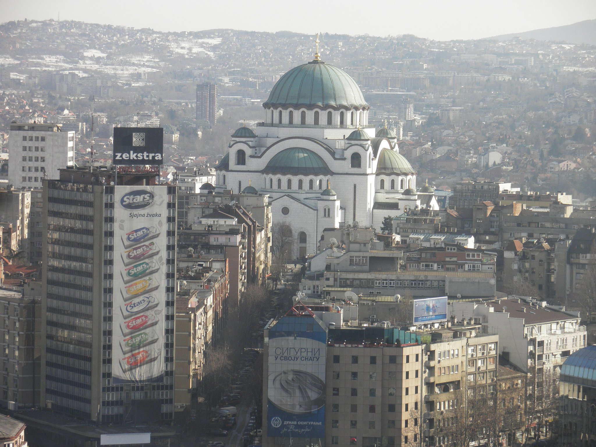 The Church of Saint Sava dominates Belgrade's skyline, a project over a century in the making which 