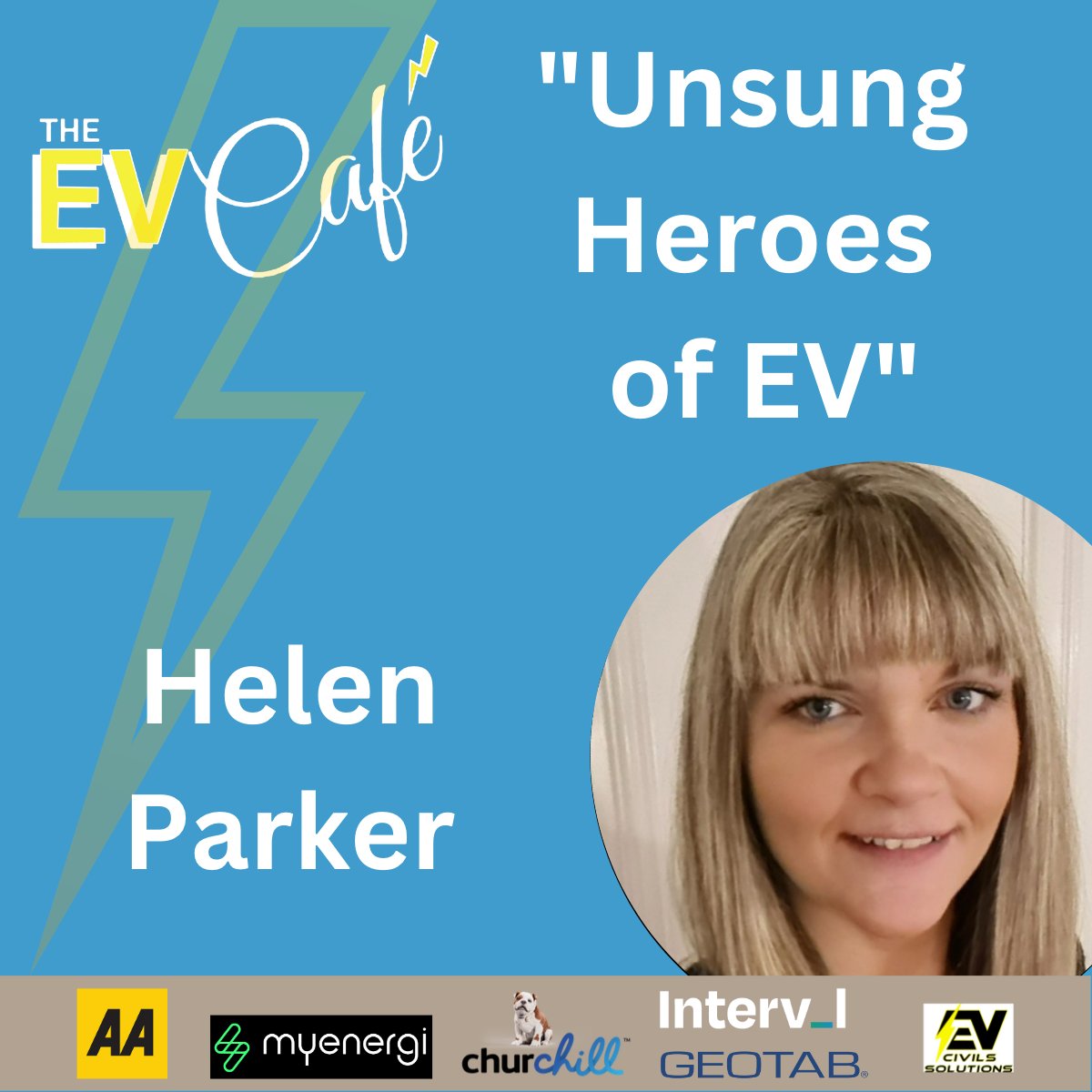 Do you know an "unsung hero" that shuns the limelight but quietly does a brilliant job in the electric vehicle world.

Meet Helen Parker, one of our support team who organises, badgers, and reminds us, when we forget.
The EV Cafe owes you so much.

#thanks #hero