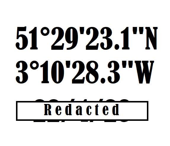 #alteredsighting 
Date // REDACTED 
Area // Find
Conspirators // UNKNOWN