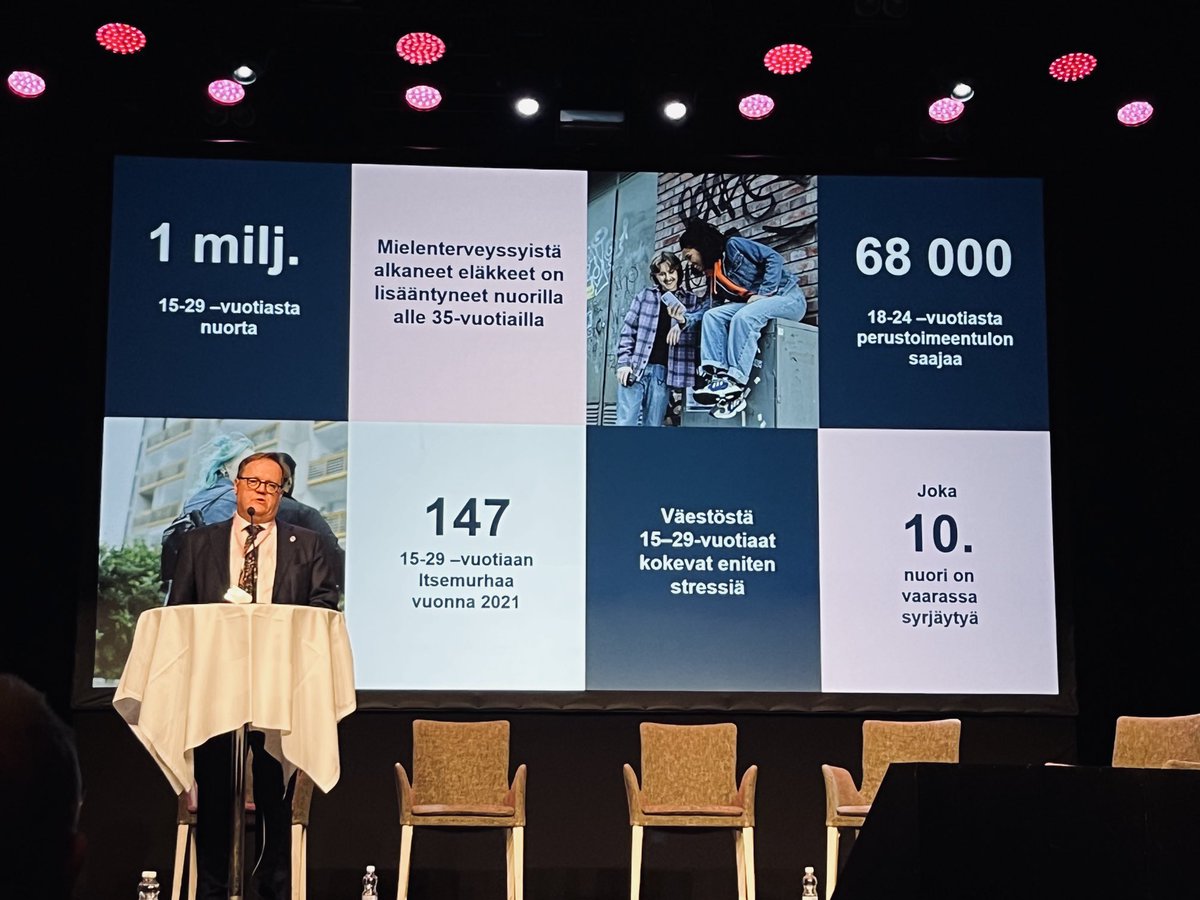 Valtaosalla meistä menee hyvin tämän päivän Suomessa. Mutta ei kaikilla. Nuoret ovat se ryhmä josta ⁦<a href="/HDLsaatio/">Diakonissalaitos</a>⁩ kantaa erityisesti huolta. Osallisuuden kokemus puuttuu ja palveluiden kanssa on haasteita. ⁦@OlliAPH⁩ #nuoret #oleaurora