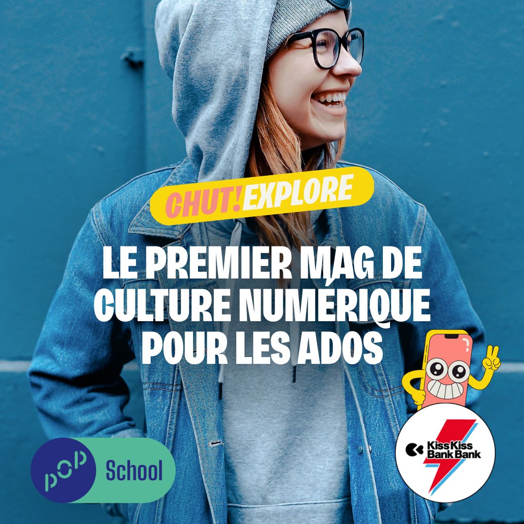 💛

Chez <a href="/Plus2POPSchool/">POP School</a>, nous sommes heureux de soutenir la campagne <a href="/Kissbankers/">KissKissBankBank</a> de <a href="/Chut_magazine/">Chut Magazine</a> pour Chut! Explore, le 1er mag qui présente les enjeux de la tech pour toutes et tous !