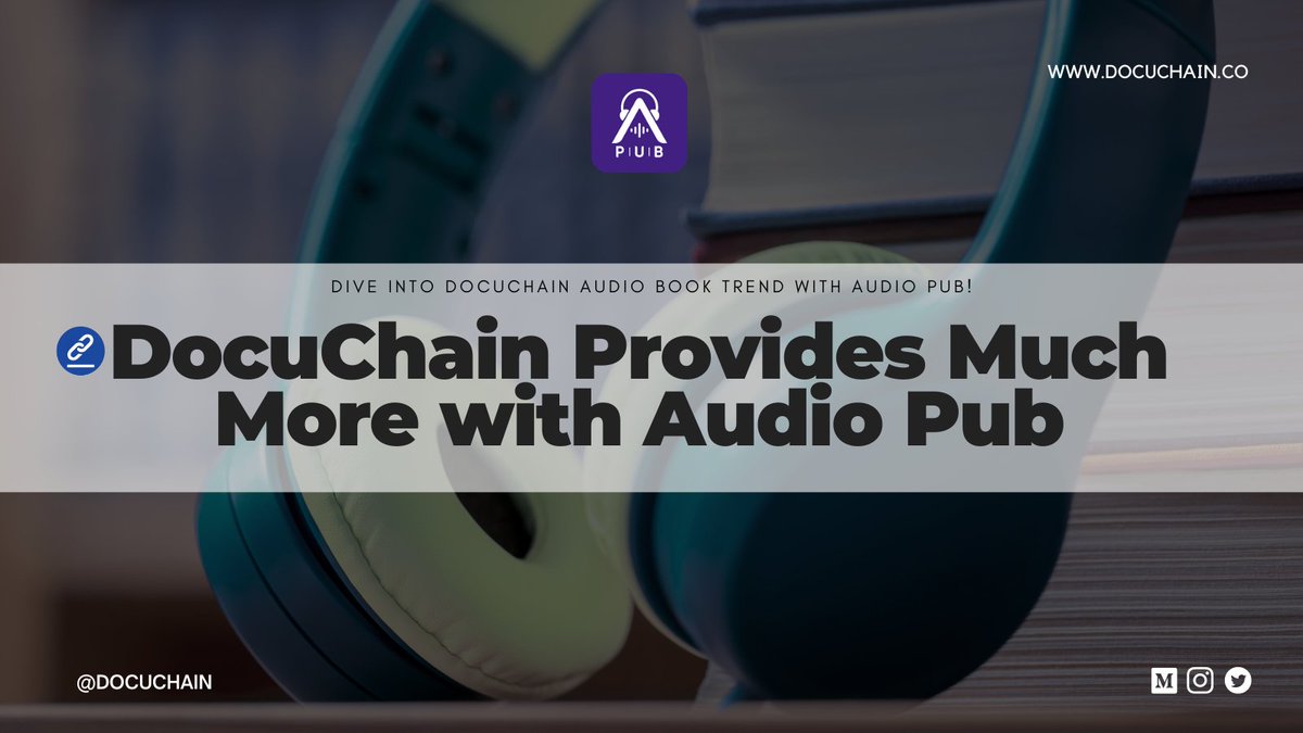 🎼🚀DocuChain with Audio Pub, Gudenberg project is set. AI artificial intelligence will solve the problems that still remains in the industry. DCCT in the marketplace provided will be the way to purchase NFTs and copyrights. 🎨