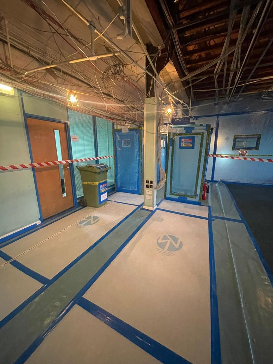 slcontracts1's tweet image. The final enclosure is nearing completion at another SL Environmental Limited site following the safe removal of the AIB debris in the ceiling voids from historic removal works. 
#asbestosremoval #environmental #team                
📞 01474 854465
📧 info@slcontracts.com